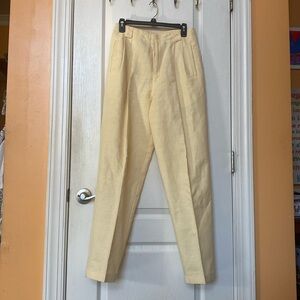 Liz Claiborne sz 10 yellow casual pants